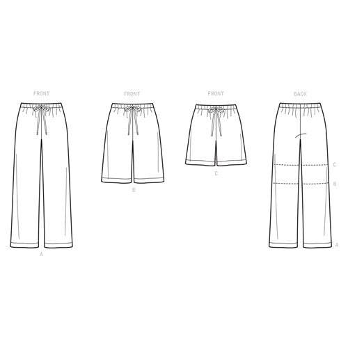 Simplicity PJ Trousers & Shorts S9127