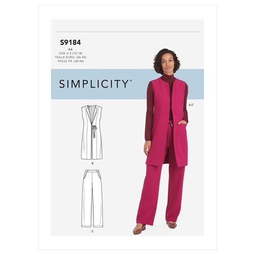 Simplicity Vest and Trousers S9184