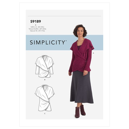 Simplicity Knit Jacket S9189