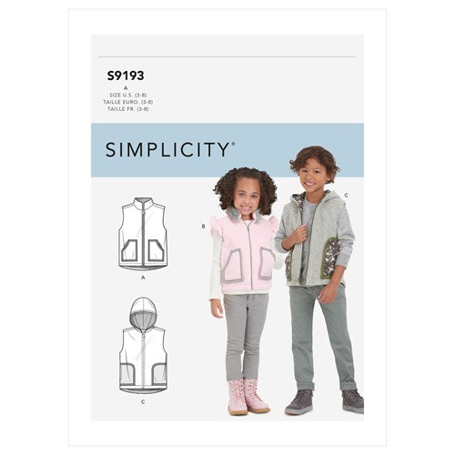 Simplicity Children's Vest S9193