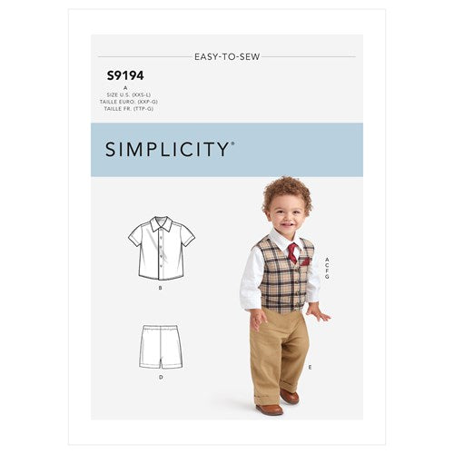 Simplicity Baby's Outfit S9194