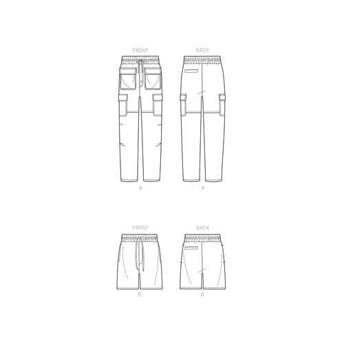 Simplicity Men's Trousers and Shorts S9338