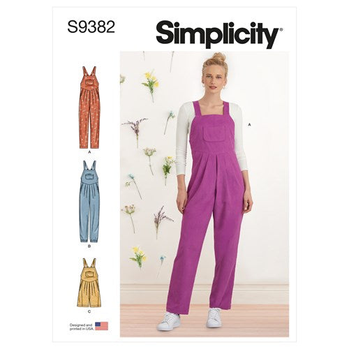 Simplicity Overalls S9382