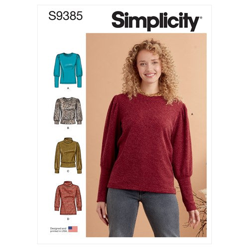 Simplicity Knit Tops S9385