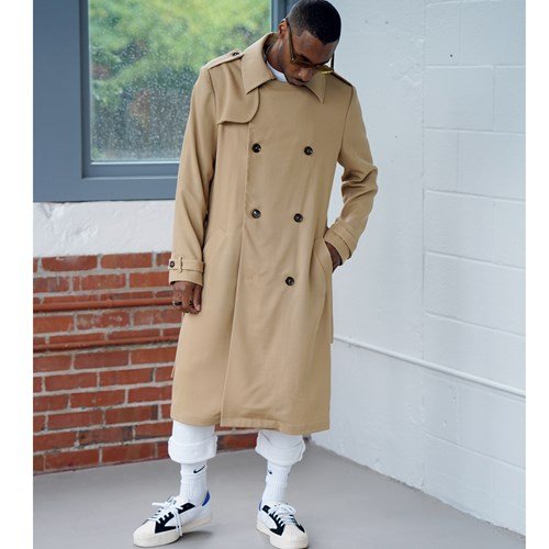 Simplicity Men's Trench Coats S9389