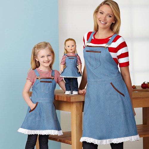 Simplicity Adult/Child Aprons S9395