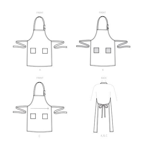 Simplicity Adult/Child Aprons S9411