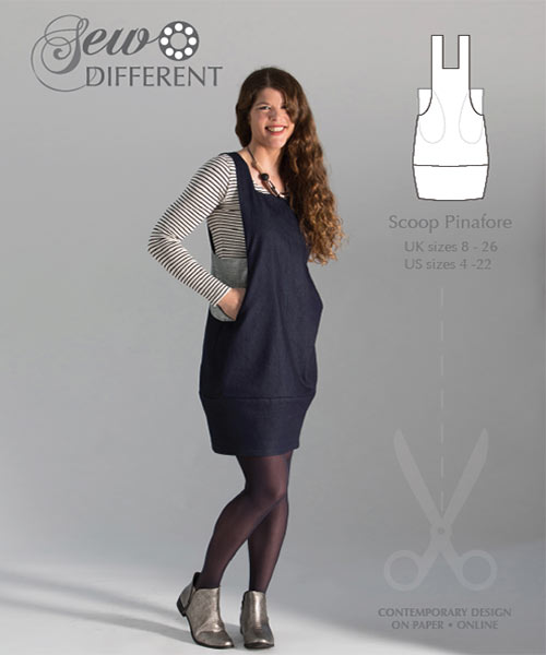 Sew Different Scoop Pinafore