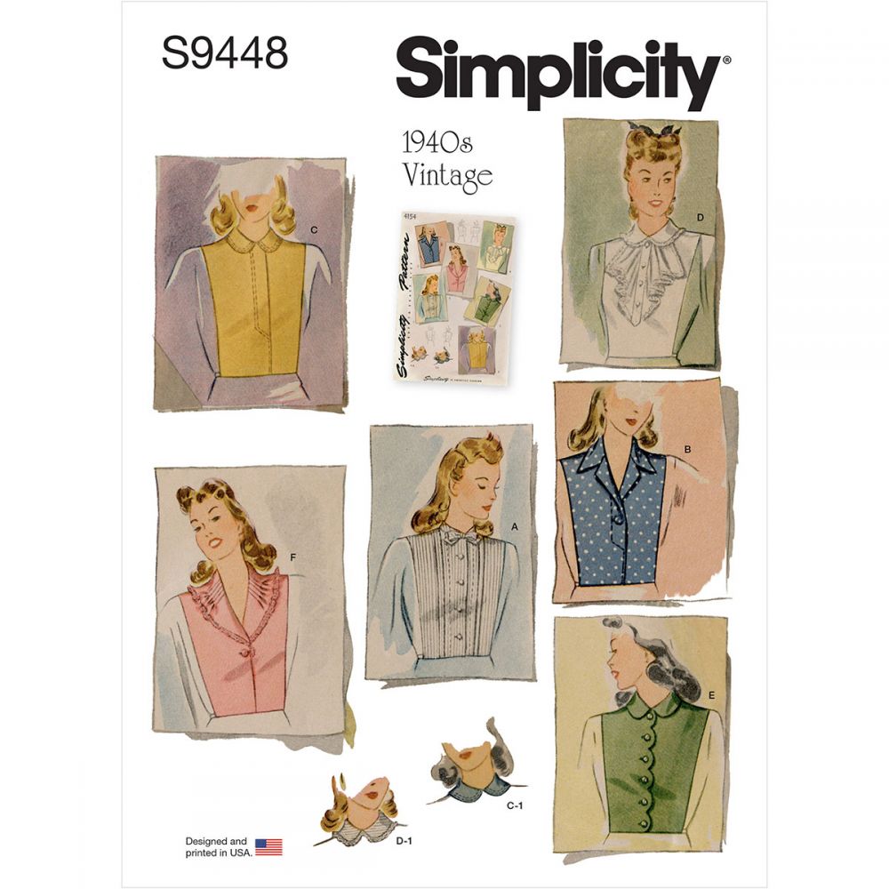 Simplicity Vintage Dickey Set S9448