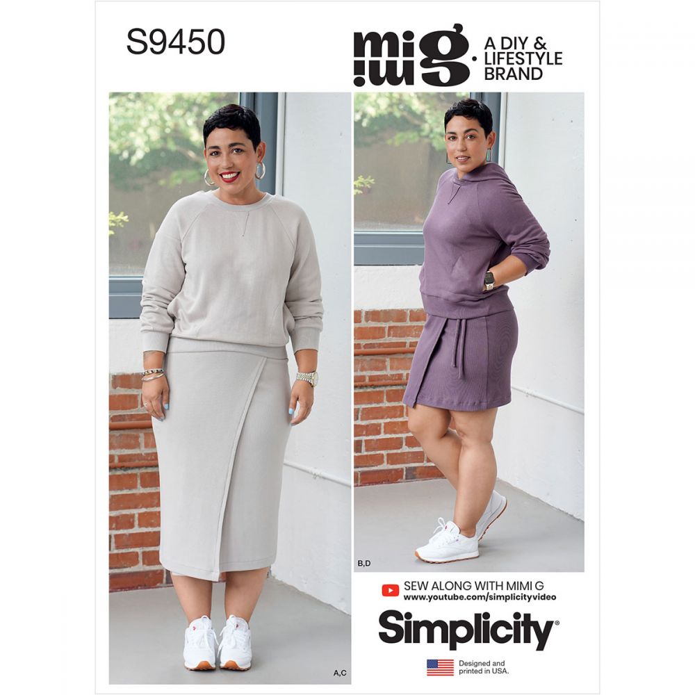 Simplicity Knit Tops and Skirts S9450