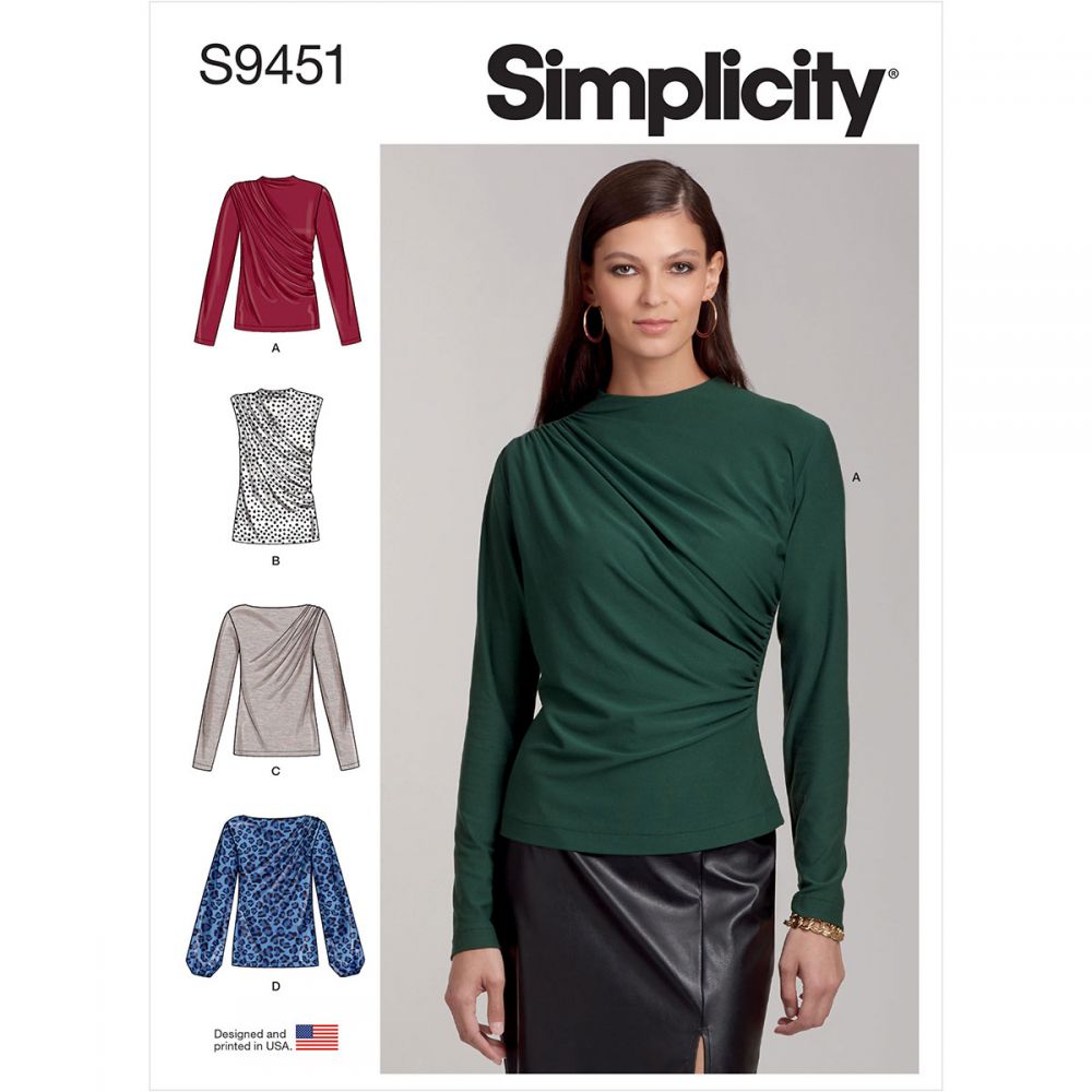 Simplicity Knit Tops S9451