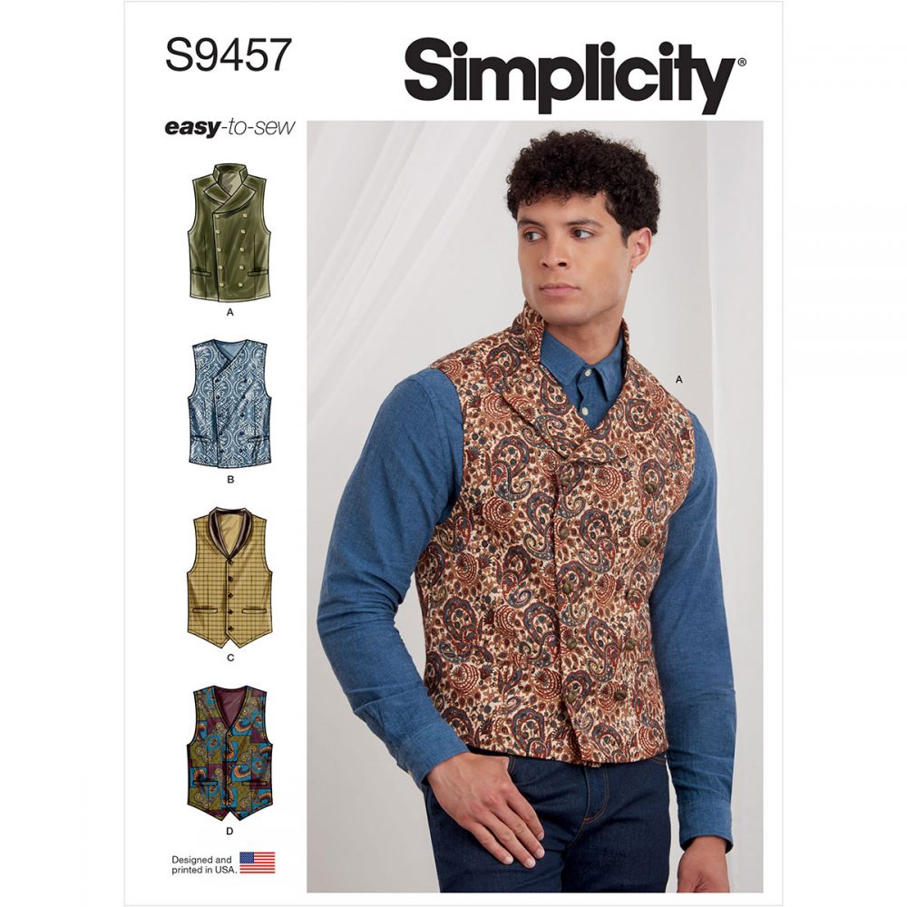 Simplicity Men's Waistcoat S9457