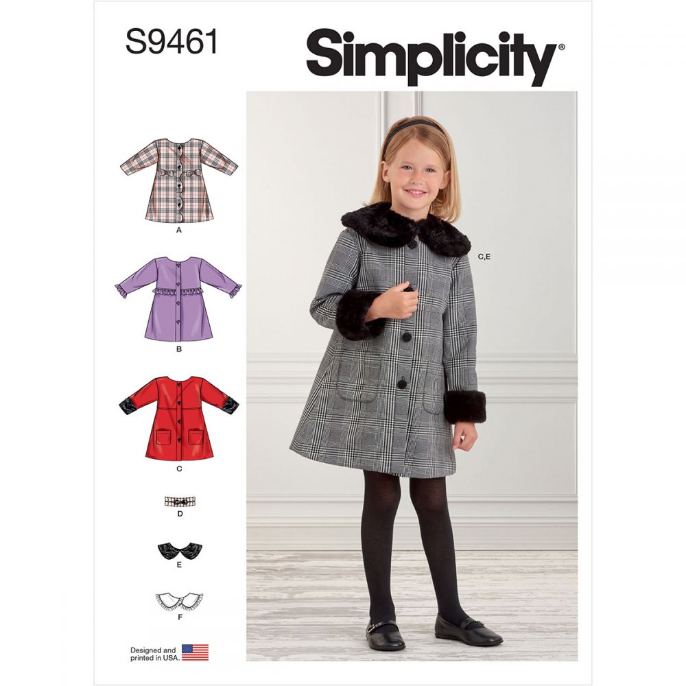 Simplicity Children's Coat S9461
