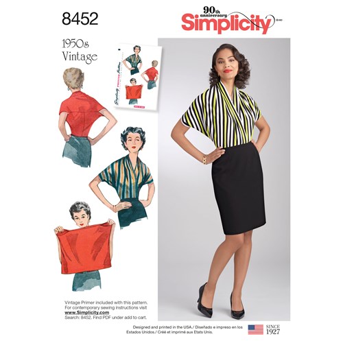 Simplicity Vintage Blouse S8452