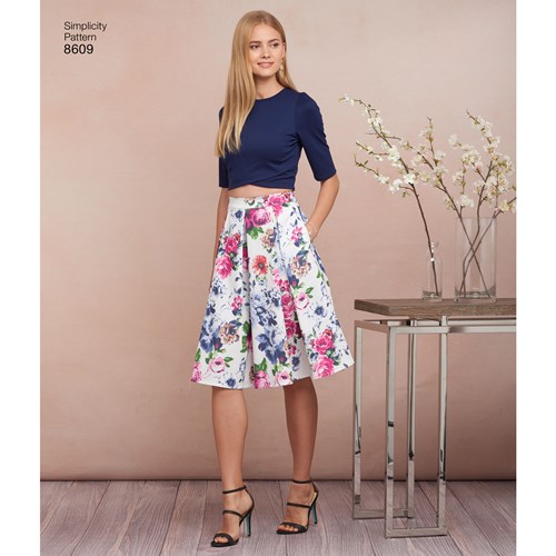 Simplicity Skirts & Tops S8609