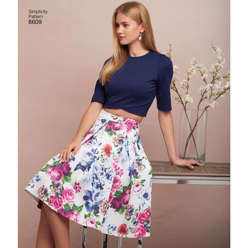 Simplicity Skirts & Tops S8609