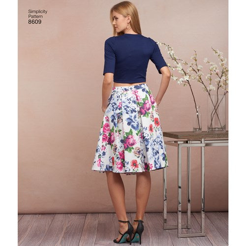 Simplicity Skirts & Tops S8609