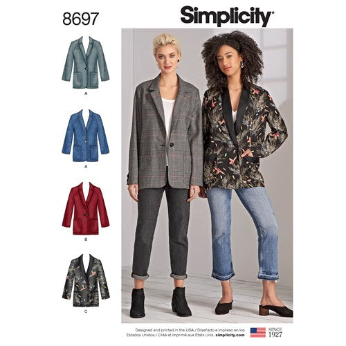 Simplicity Blazer S8697