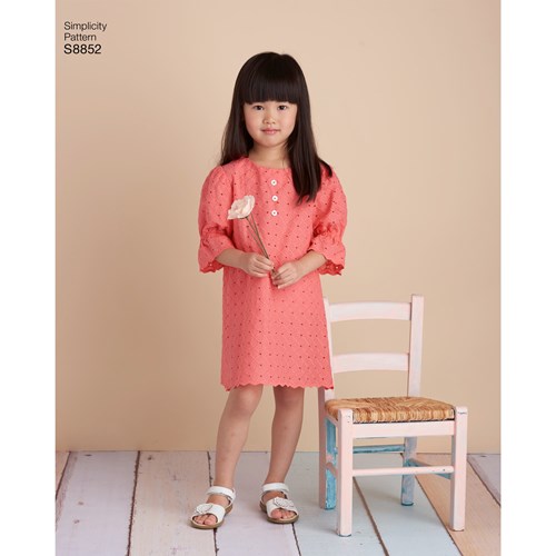 Simplicity Children's Dress and Shirt S8852