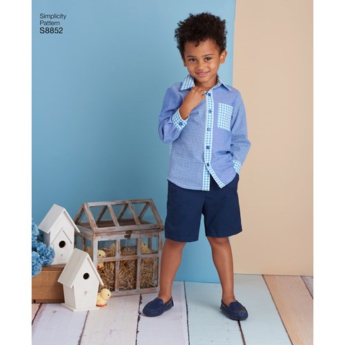 Simplicity Children's Dress and Shirt S8852