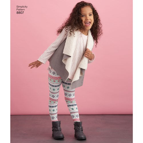 Simplicity Child/Teen Girls Outfit S8807