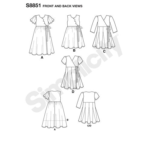 Simplicity Children's Dress S8851