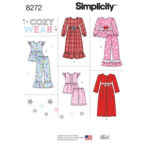 Simplicity Nightwear and Robe S8272