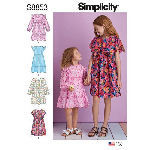 Simplicity Girl's/Teens Dresses S8853
