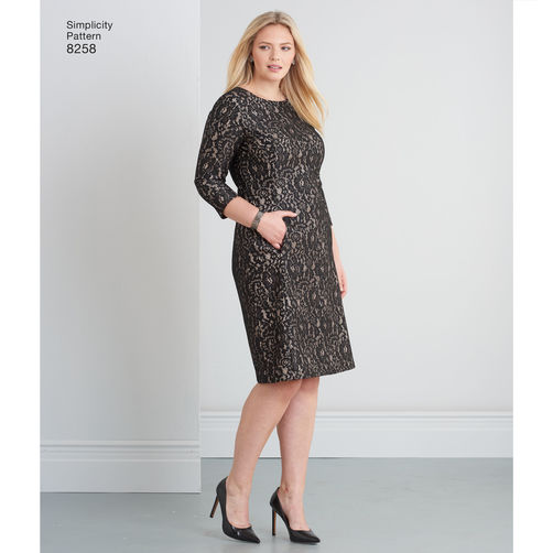 Simplicity Amazing Fit Dress S8258 The Fold Line Simplicity Amazing Fit Dress S8258 The Fold Line
