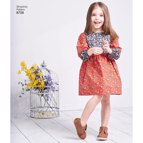 Simplicity Child/Teen Dresses S8708