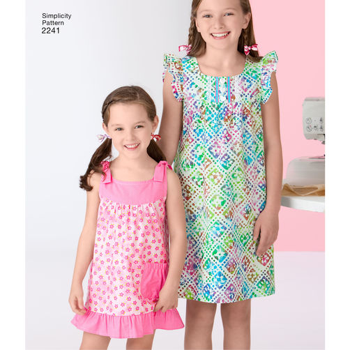 Simplicity Child/Teens Dresses S2241