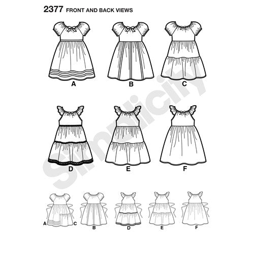 Simplicity Child Dresses S2377