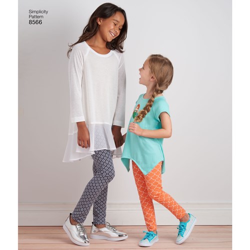 Simplicity Child/Teen Tunic and Leggings S8566