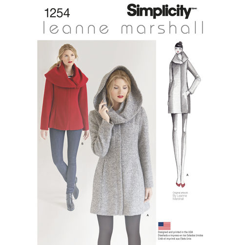 Simplicity Coat and Jacket S1254