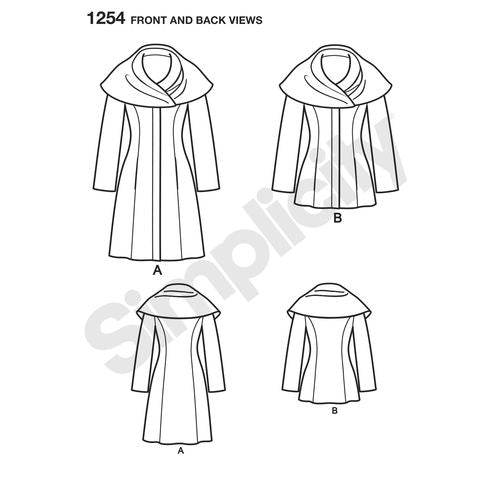 Simplicity Coat and Jacket S1254