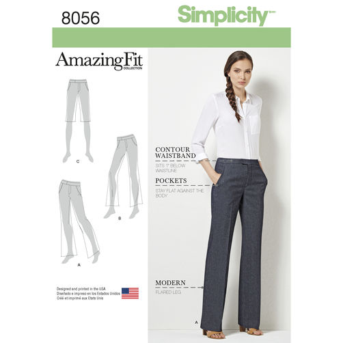 Simplicity Amazing Fit Trousers/Shorts S8056