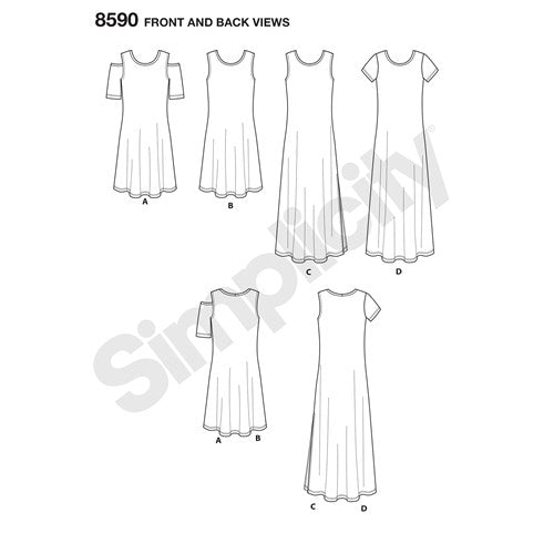 Simplicity Dresses S8590