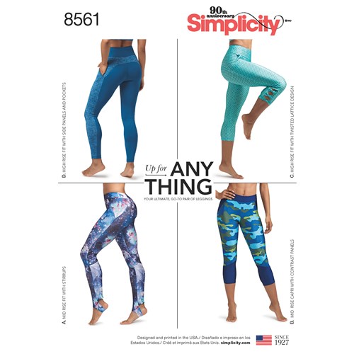 Simplicity Sport Leggings S8561