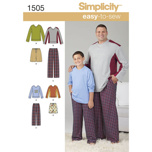 Simplicity Mens/Boys Lounge/Nightwear S1505