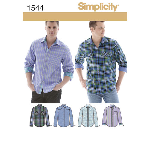 Simplicity Men's Shirts S1544
