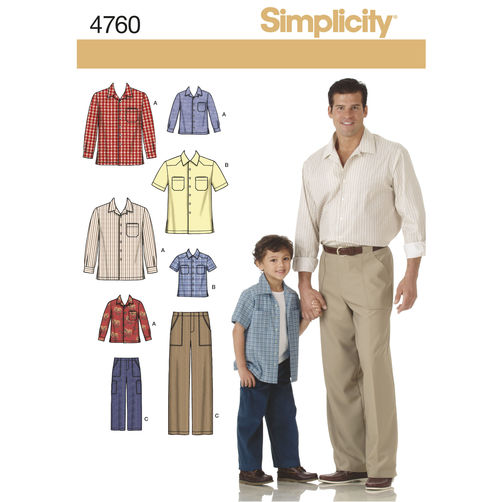 Simplicity Shirts and Trousers S4760