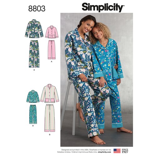 Simplicity Child/Teen/Women's Nightwear S8803