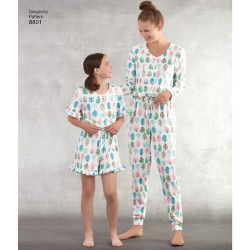 Simplicity Child/Women's Onesie S8801