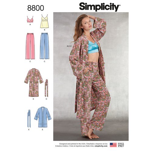 Simplicity Nightwear S8800