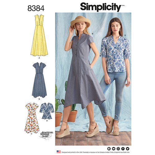 Simplicity Dress and Top S8384