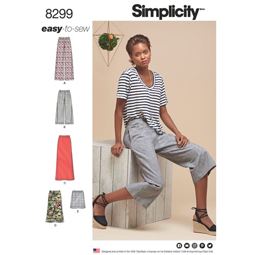 Simplicity Skirts and Trousers S8299