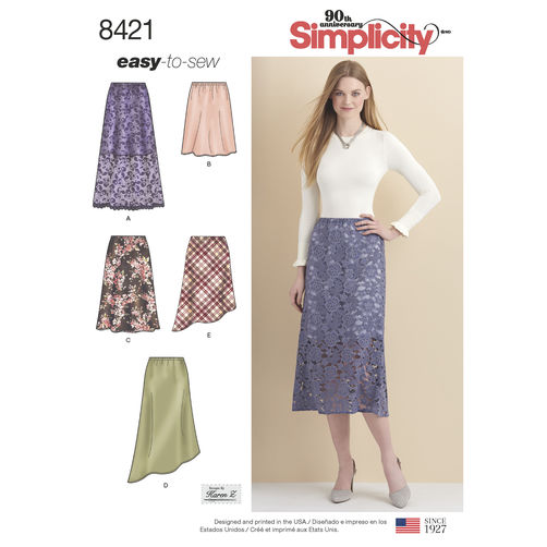 Simplicity Skirts S8421