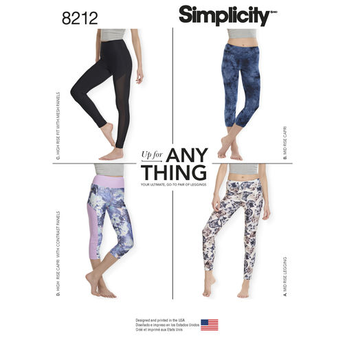 Simplicity Knit Leggings S8212