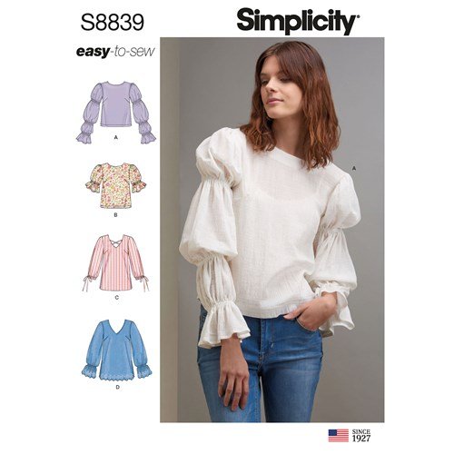 Simplicity Tunics and Tops S8839