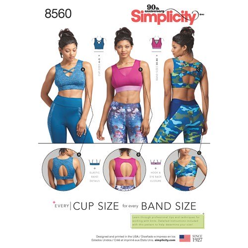 Simplicity Sports Bra S8560